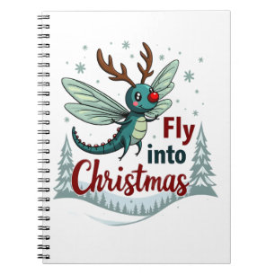 Reindeer Dragonfly Notebook