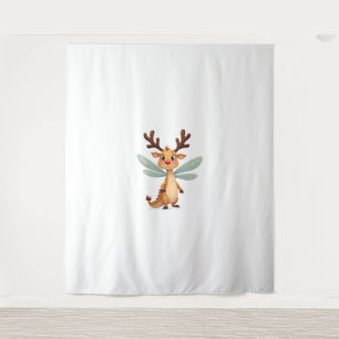 Reindeer Dragonfly Tapestry