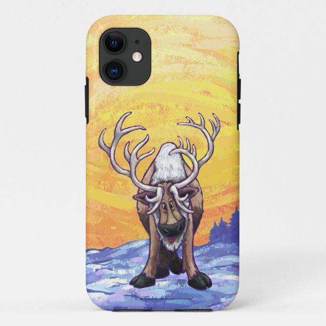 Reindeer Electronics Case-Mate iPhone Case (Back)