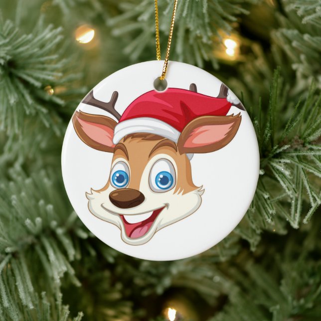 Reindeer Face Ornament (Tree)