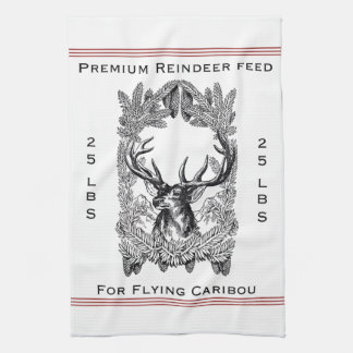 Reindeer Feed Kitchen Towel