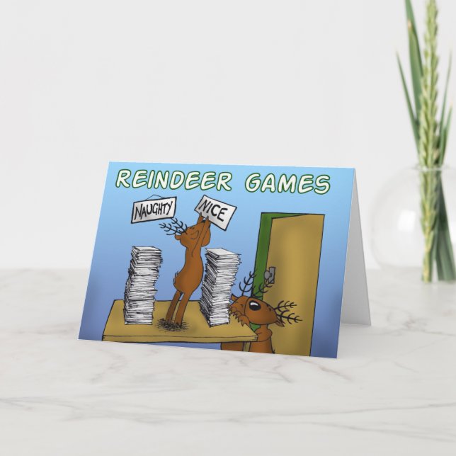 reindeer games 3 holiday card (Front)
