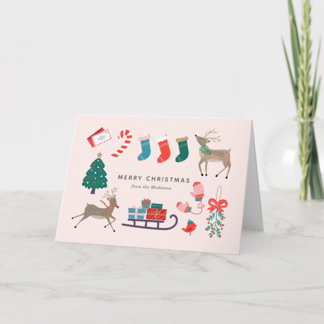 Reindeer Games Christmas Card (Front)