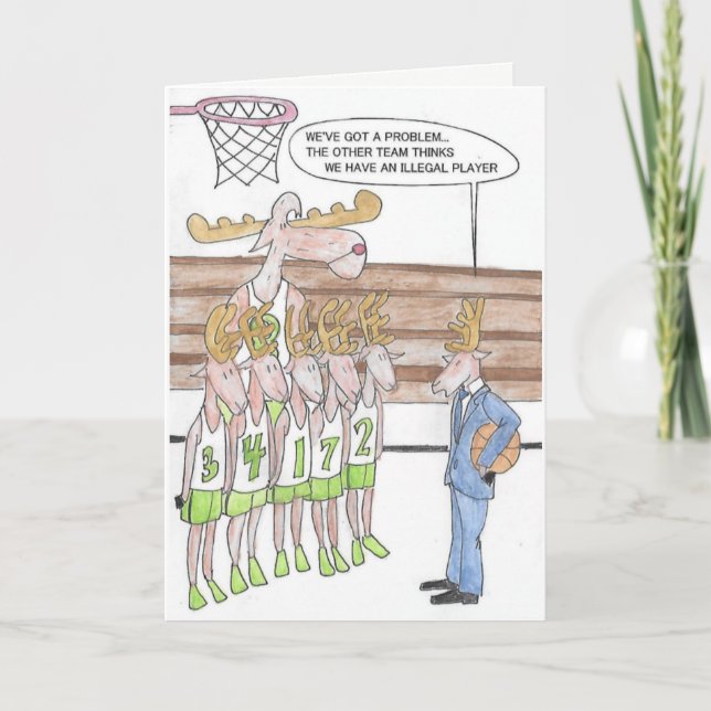 Reindeer Games Christmas Card (Front)