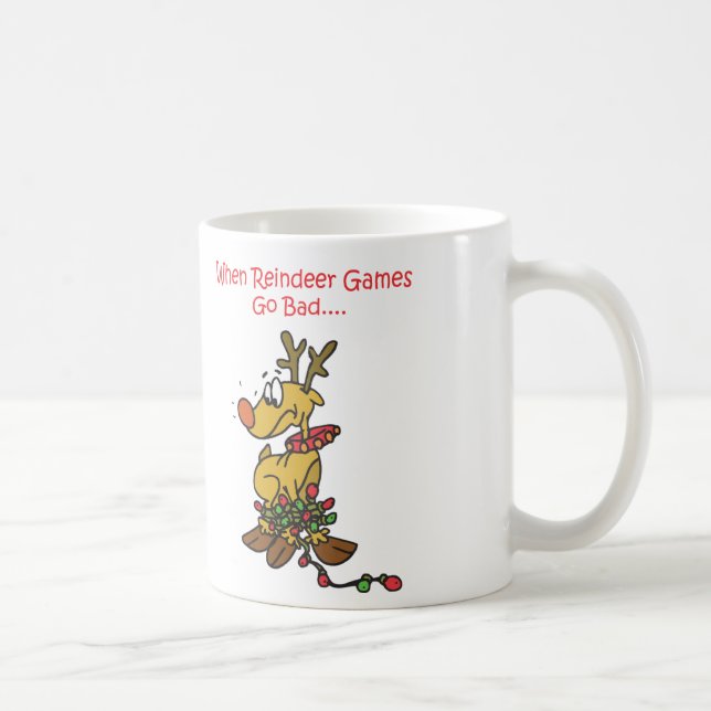 reindeer games coffee mug (Right)