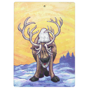 Reindeer Gifts & Accessories Clipboard