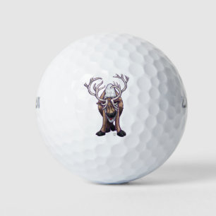 Reindeer Gifts & Accessories Golf Balls