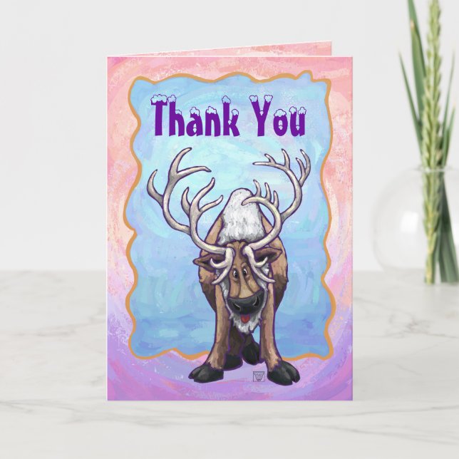 Reindeer Gifts & Accessories Holiday Card (Front)