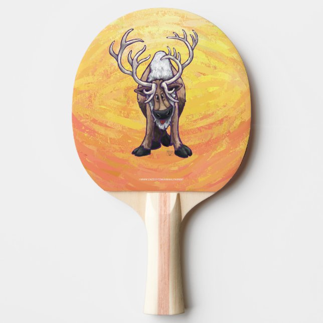 Reindeer Gifts & Accessories Ping Pong Paddle (Front)