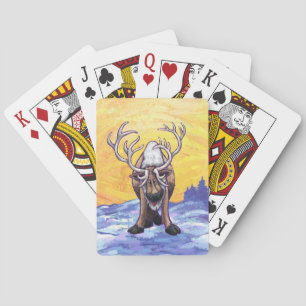 Reindeer Gifts & Accessories Playing Cards