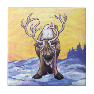 Reindeer Gifts & Accessories Tile