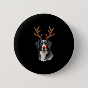 Reindeer Great Dane Christmas Great Dane Dog Mom D 6 Cm Round Badge