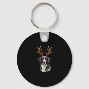 Reindeer Great Dane Christmas Great Dane Dog Mom D Key Ring