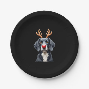 Reindeer Great Dane Christmas Great Dane Dog Mom D Paper Plate