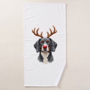 Reindeer Great Dane Christmas Great Dane Dog Mum D Bath Towel