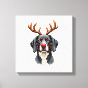 Reindeer Great Dane Christmas Great Dane Dog Mum D Canvas Print