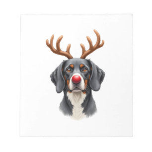 Reindeer Great Dane Christmas Great Dane Dog Mum D Notepad