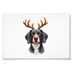 Reindeer Great Dane Christmas Great Dane Dog Mum D Photo Print