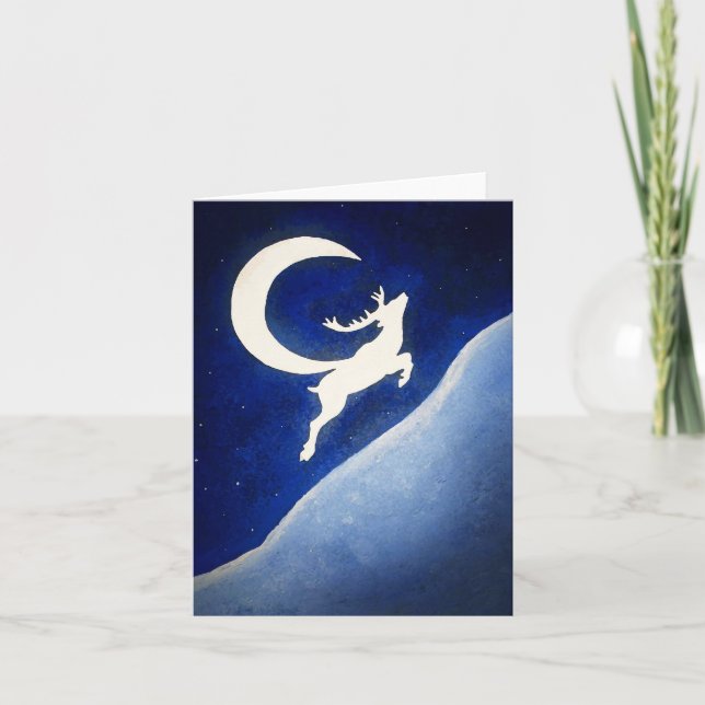 Reindeer greeting card (Front)