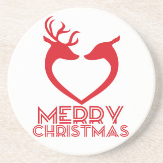 Reindeer Heart Coaster