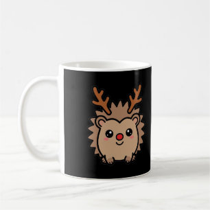 Reindeer Hedgehog Christmas Mug