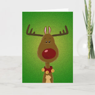 Reindeer Holiday Card