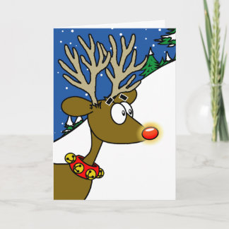 Reindeer Holiday Card