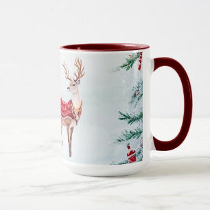 Reindeer Holiday Mug