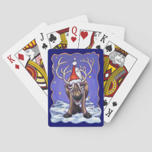 Reindeer Holiday Playing Cards