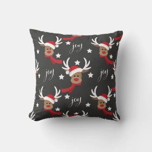Reindeer Joy Christmas Women's Pillows