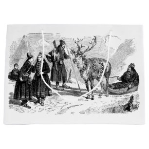 Reindeer Large Gift Bag