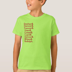 reindeer lists T-Shirt