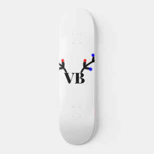 Reindeer merry Christmas add name text name title Skateboard