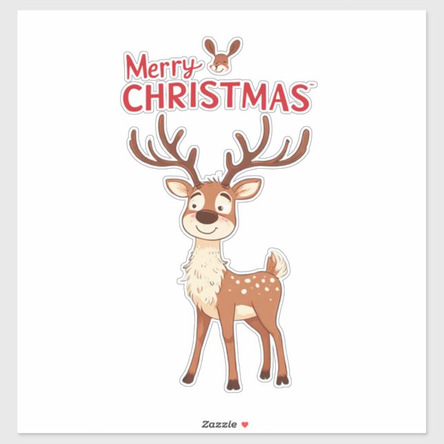 🎁Reindeer Merry Christmas Festive Decor ✨ (Sheet)