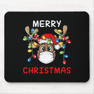 Reindeer Merry Christmas Fun Xmas 2 Mouse Mat