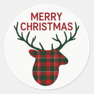 Reindeer merry christmas Sticker
