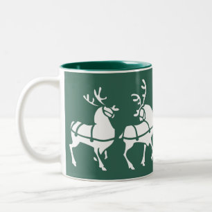 Reindeer Mug Coffee Cup Custom Christmas Decor