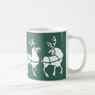 Reindeer Mug Coffee Cup Festive Christmas Gifts