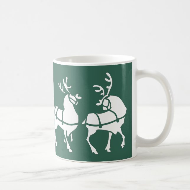 Reindeer Mug Coffee Cup Festive Christmas Gifts (Right)