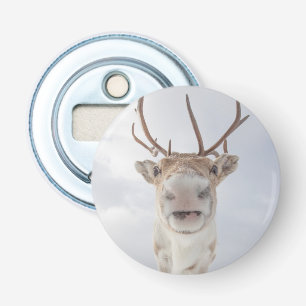 Reindeer Nature Photo Bottle Opener