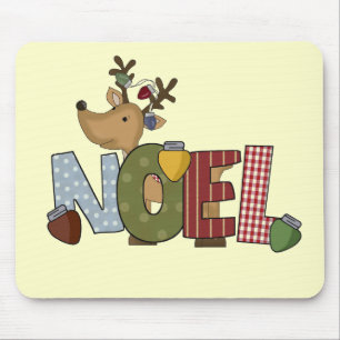 Reindeer Noel Holiday Tshirts and Gifts Mouse Mat
