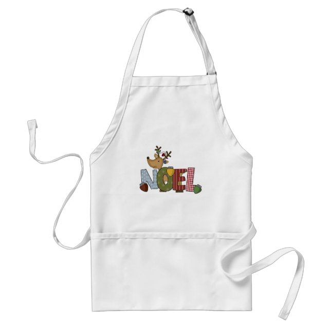 Reindeer Noel Holiday Tshirts and Gifts Standard Apron (Front)