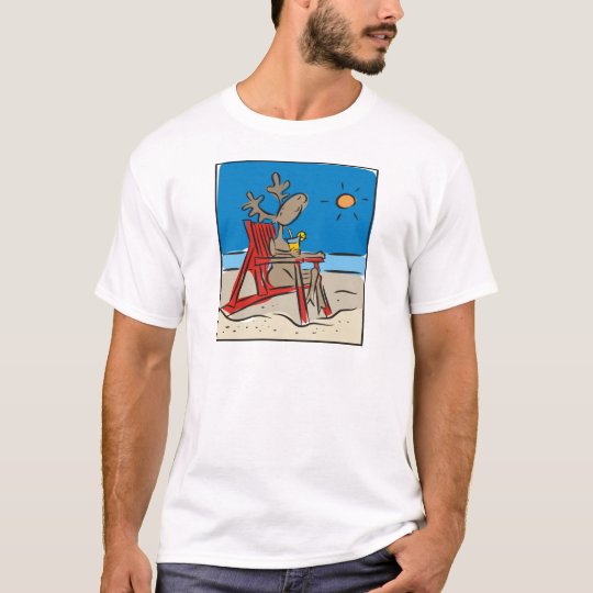 Reindeer on the Beach T-Shirt