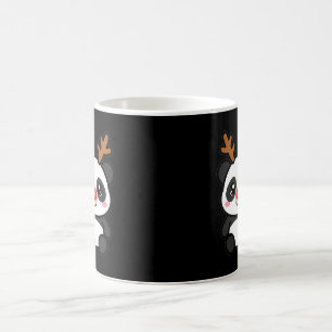 Reindeer Panda Christmas Mug