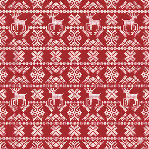 Reindeer Pattern Cushion