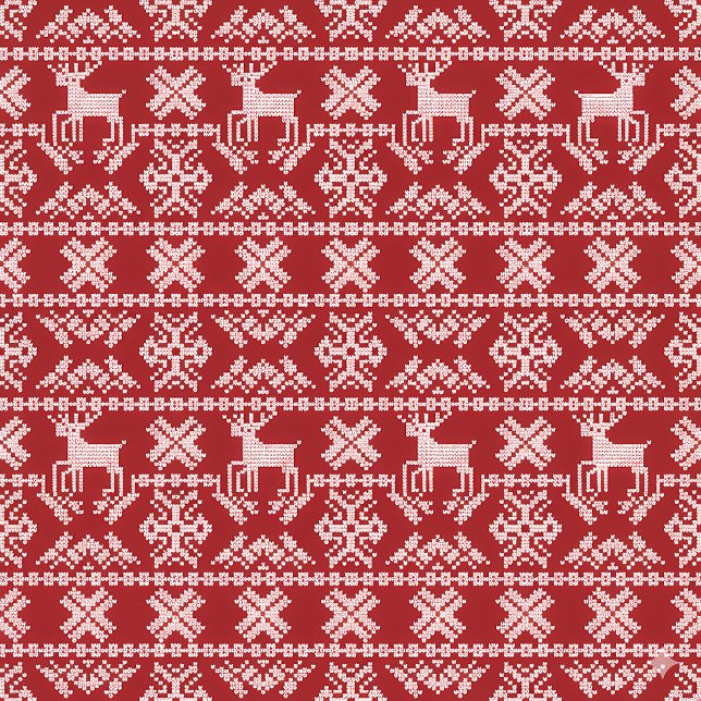 Reindeer Pattern Cushion (Creator Uploaded)