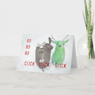 REINDEER PAUSE Greeting Card
