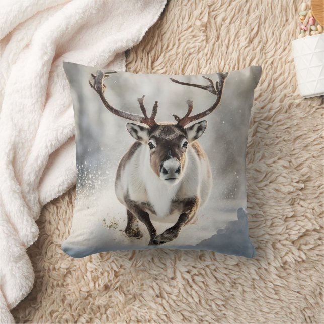 Reindeer Pillow! Cushion (Blanket)
