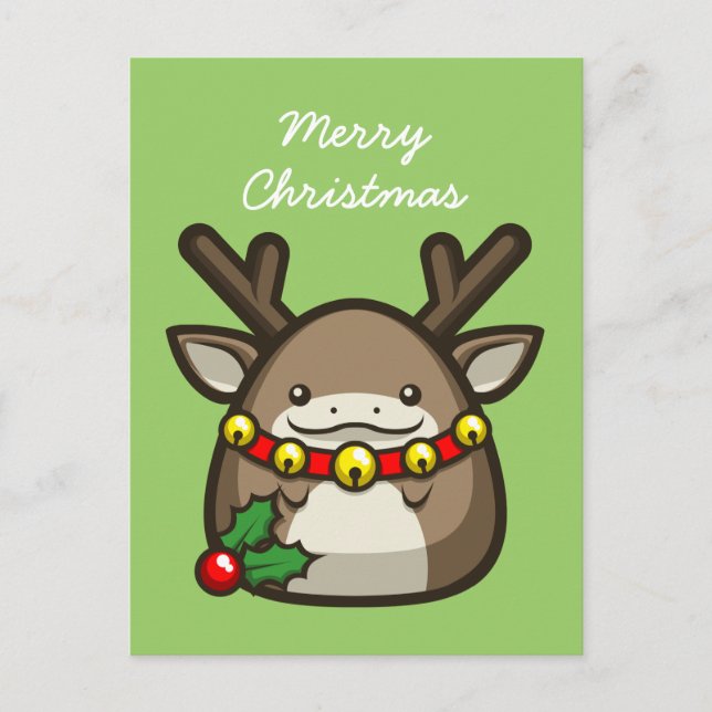 Reindeer Postcard (Front)