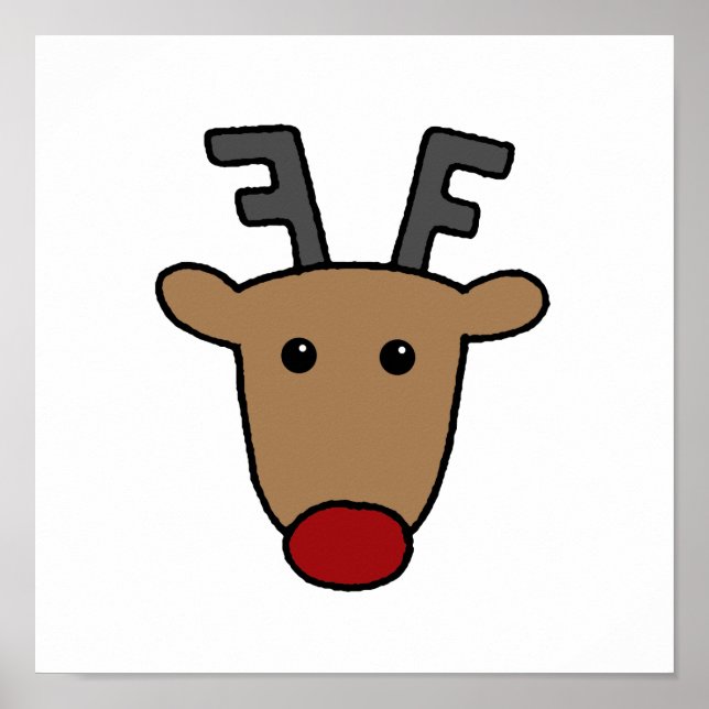 Reindeer Poster (Front)